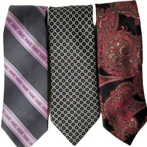 TIE BUNDLE 3PC BLACK & PURPLE